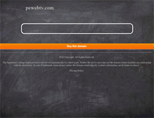 Tablet Screenshot of pewebtv.com